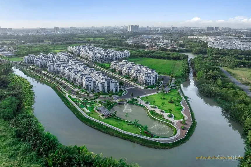 Gladia by the Waters nhìn từ trên cao – ảnh thực tế