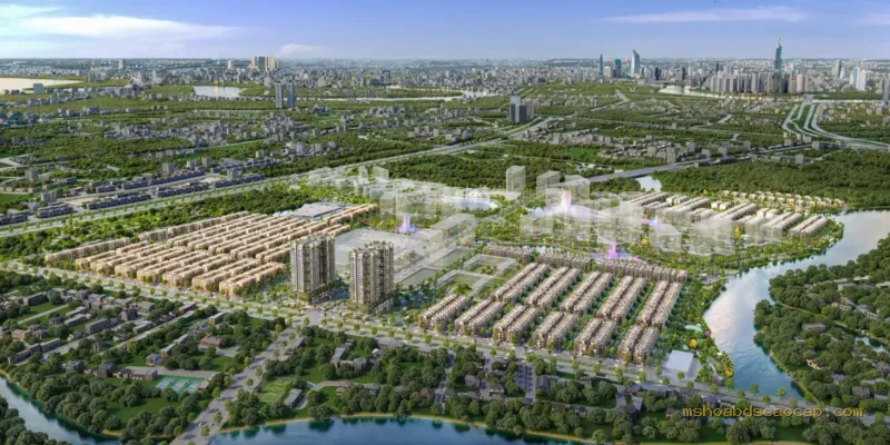 Phối cảnh tổng thể khu đô thị The Global City