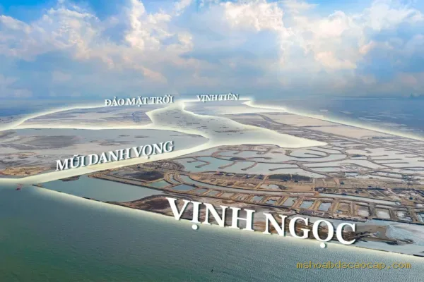 Phân khu Vịnh Ngọc nhìn từ trên cao – ảnh thực tế