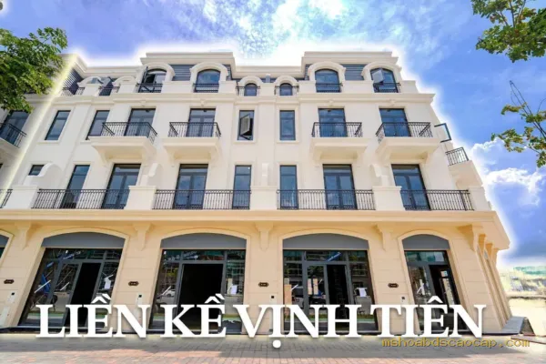 Dãy liền kề Vịnh Tiên – ảnh thực tế