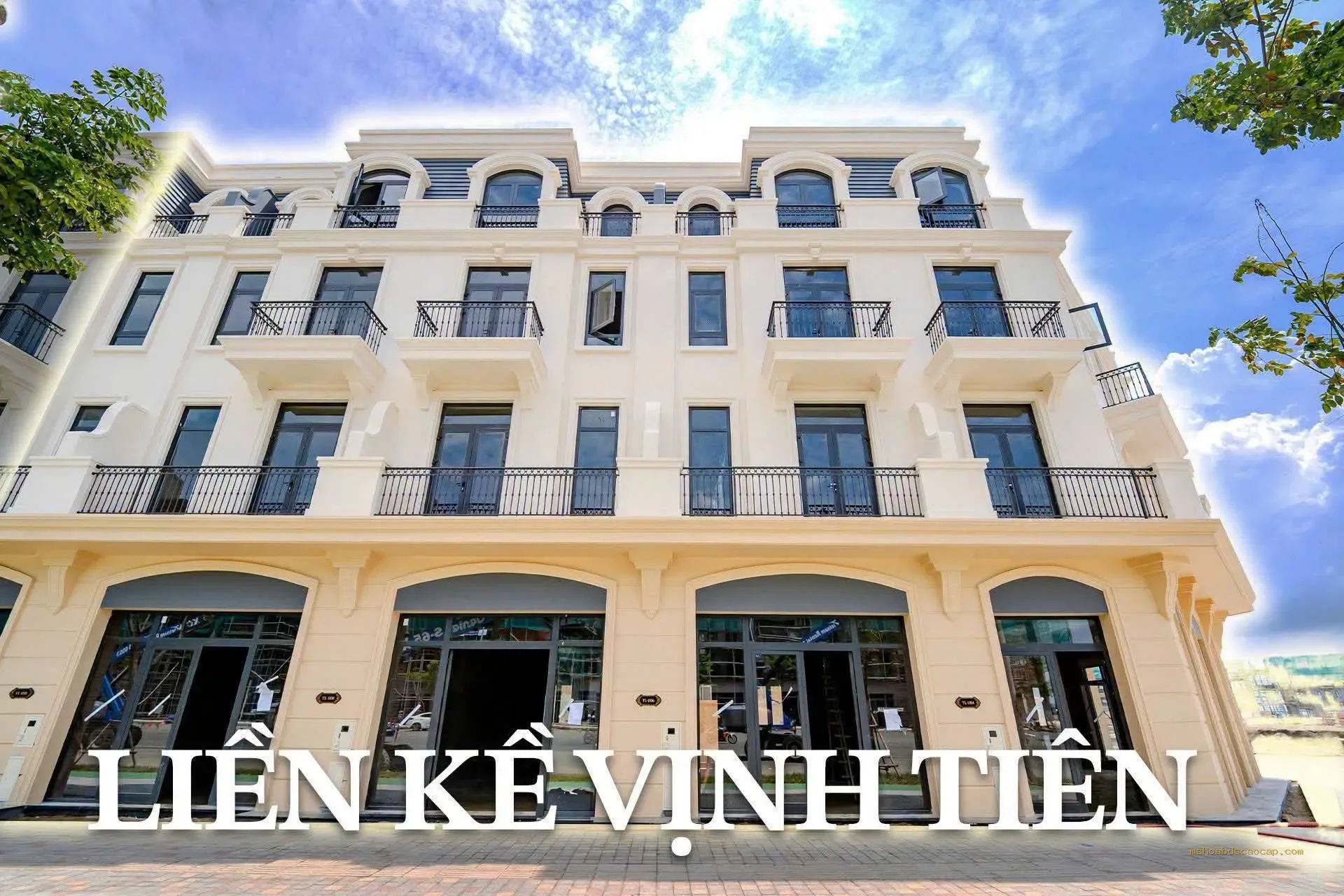 Dãy liền kề Vịnh Tiên – ảnh thực tế